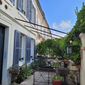 Fabrication et pose traverses pour pergola naturelle (Glycine) - Alex Home Services