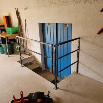 Fabrication et pose garde corps amovible - Alex Home Services