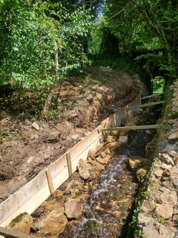 Restauration complète muret  du Moulin de la Coudre - Alex Home Services